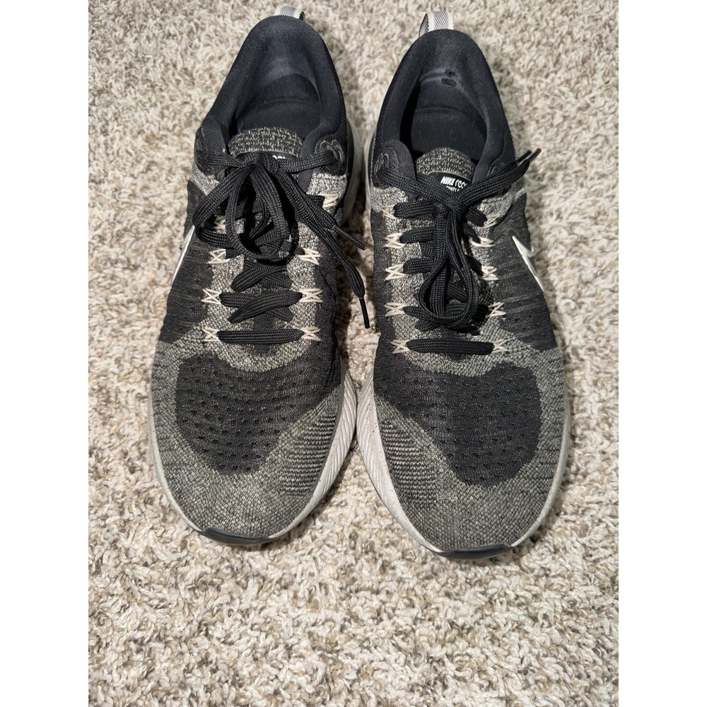 Nike React Infinity Run FK 2 Running Shoes Men's Size 11 CT2357-101 Black Oreo - Picture 3 of 9